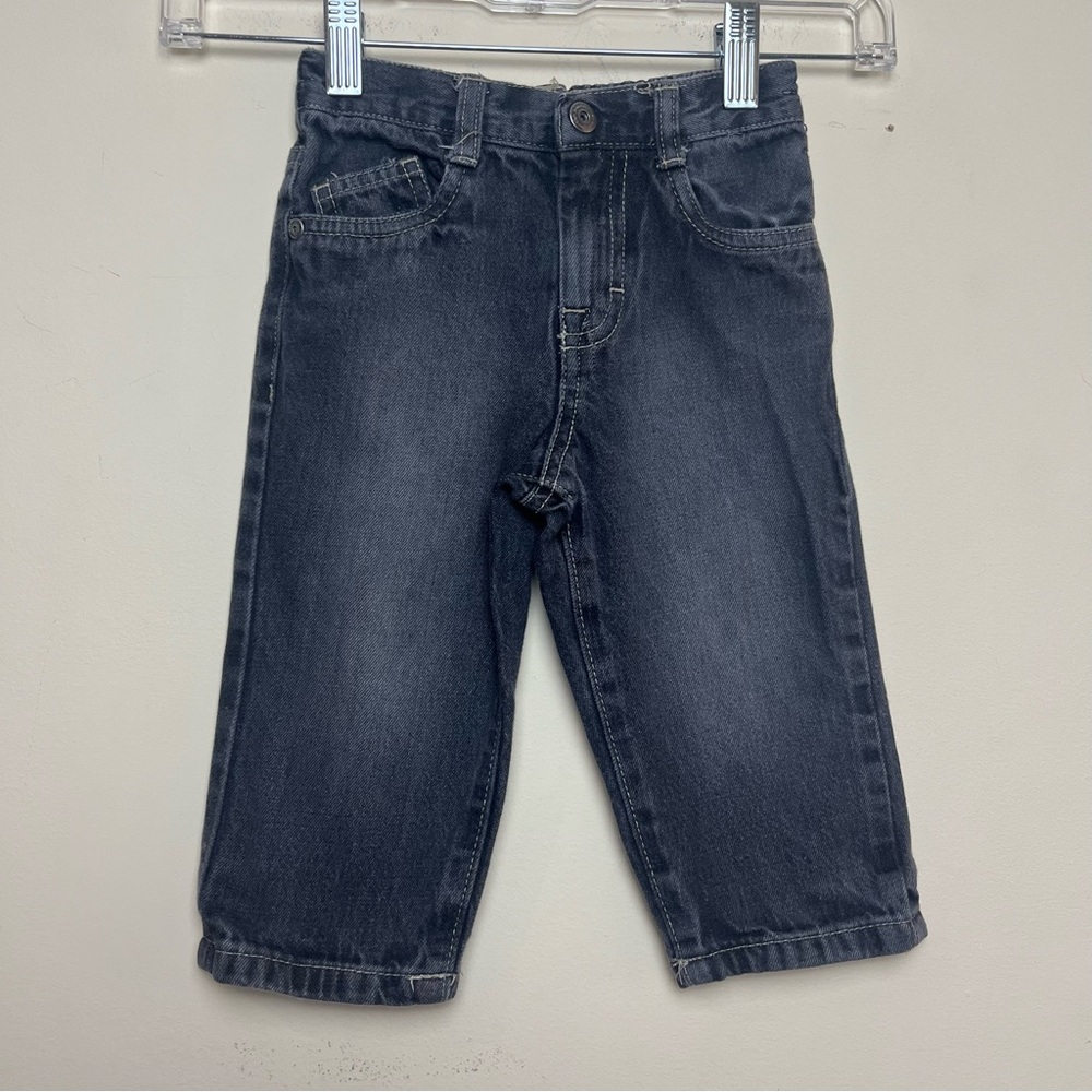 Calvin Klein Faded Black Denim 5 Pocket Jeans for Toddler Boys‎ 18 months